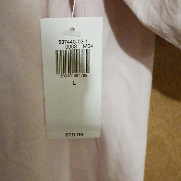 Old Navy, Large, pink top, elastic sleeve, NWT - Picture 2 of 5